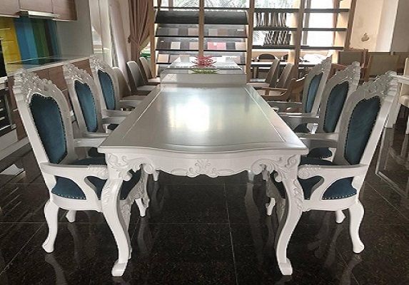 Bộ bàn ghế ăn tân cổ điển